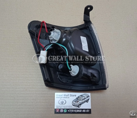 Указатель поворота передний левый Safe, Deer (хром)