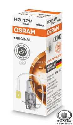 Лампа галогенная H3 Osram Original 12V 55W