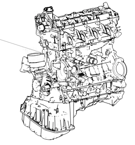 Двигатель GW4D20M в сборе (без навесного) для Poer ДИЗЕЛЬ 2.0л АКПП ZF 