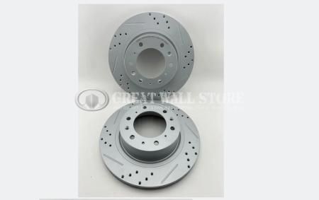 Диск тормозной задний (комплект 2шт) GW Poer, Haval H5 II-покол., H9 II-поколение, Tank 300, 500 (UIDNU аналог 3502108XPW01A)