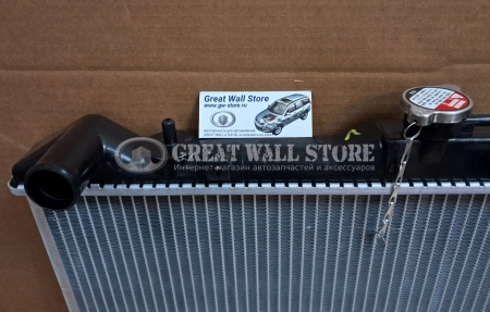 Радиатор охлаждения двигателя Hover, H3, H5 бензин (Аналог, тонкий)