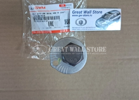 Палец оси нижних рычагов (сход-развал) Hover, Safe F1, Wingle (ОРИГИНАЛ)