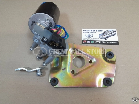 Мотор стеклоочистителя передний (ПРЯМОУГОЛЬНАЯ ФИШКА)  Hover H2