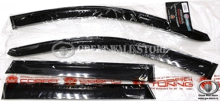 Дефлекторы окон (ветровики) Hover (COBRA TUNING)