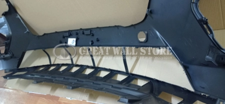 Бампер передний без парктроников Haval Jolion (аналог) Бампер передний без парктроников Haval Jolion (аналог)