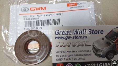 Сальник балансировочного вала Haval H6Coupe, H8, H9 бензин дв.4C20, H5 II-покол., Tank 300 (36*7*14 ОРИГИНАЛ)